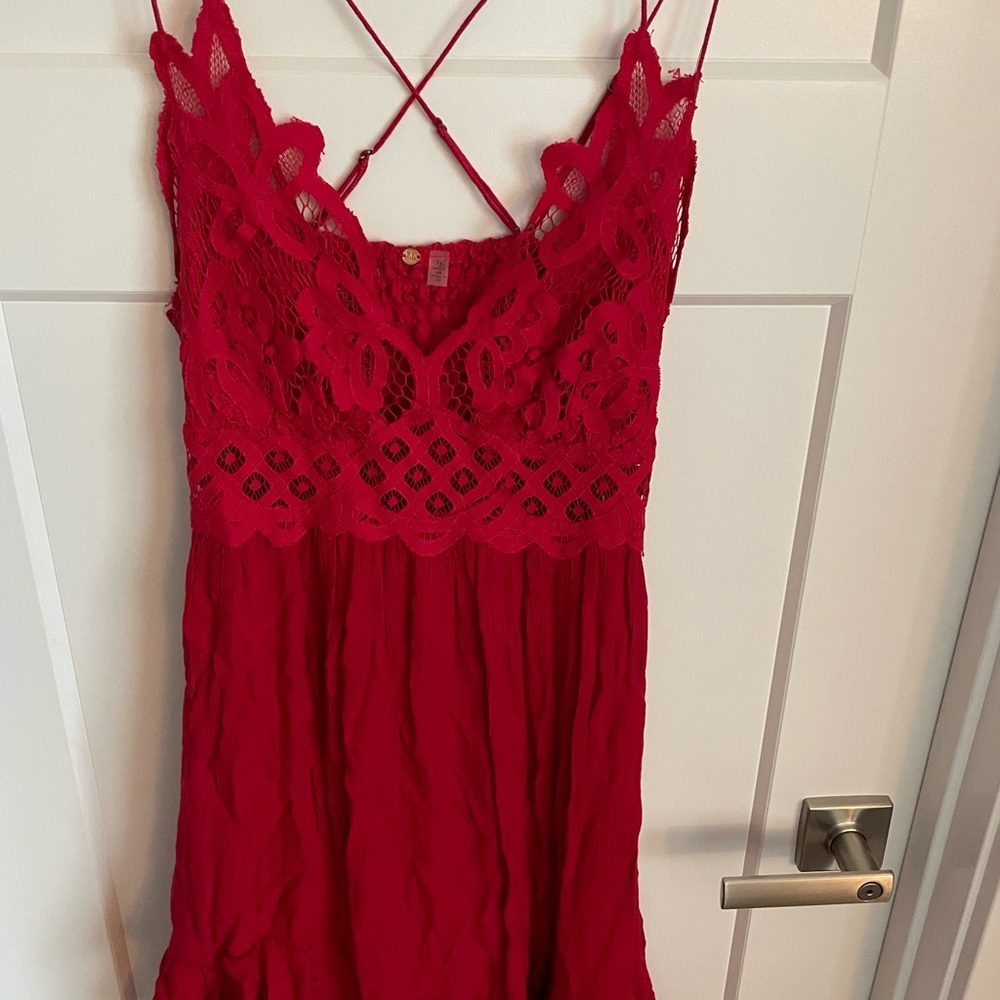 Adorable red dress size large
